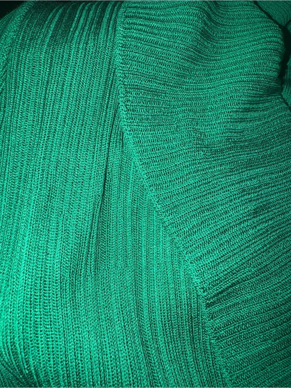 NWT Misook Green Ribbed Knit Shell & Cardigan Set Size Medium - Picture 6 of 10